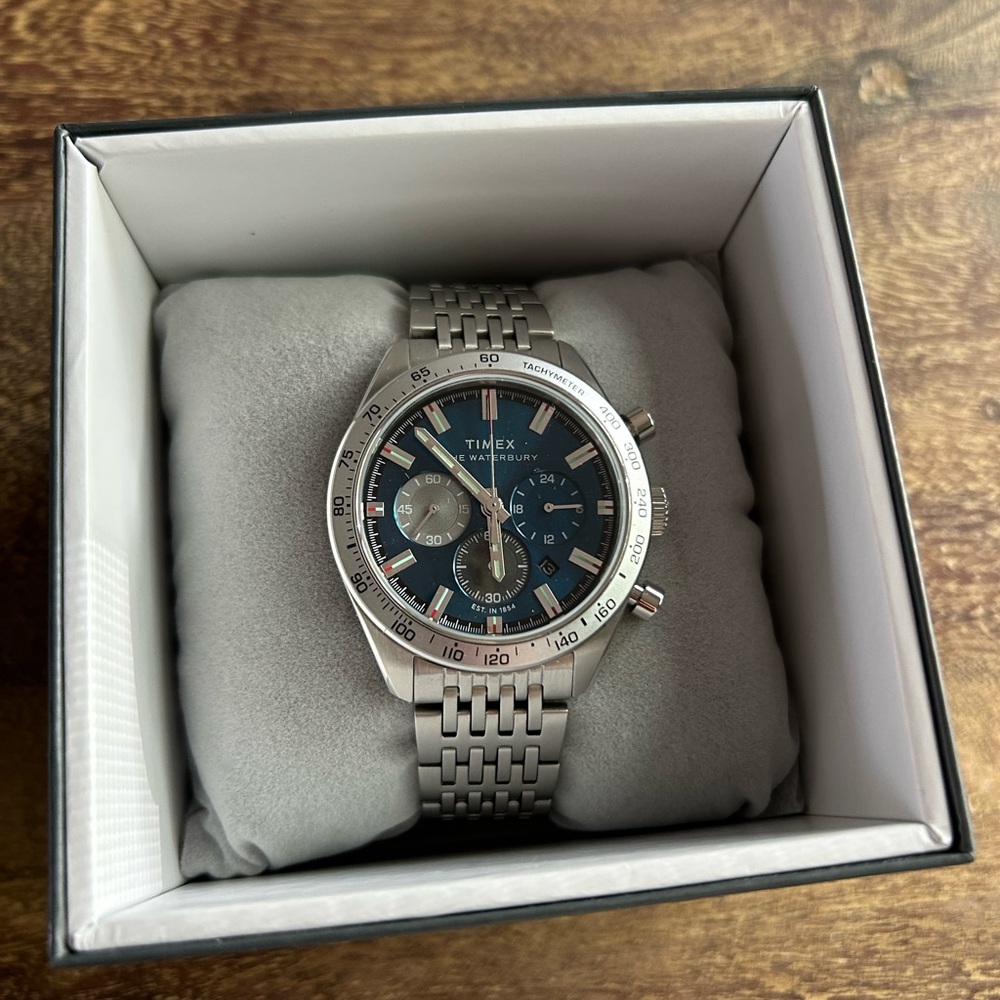Timex Waterbury Chronograph watch